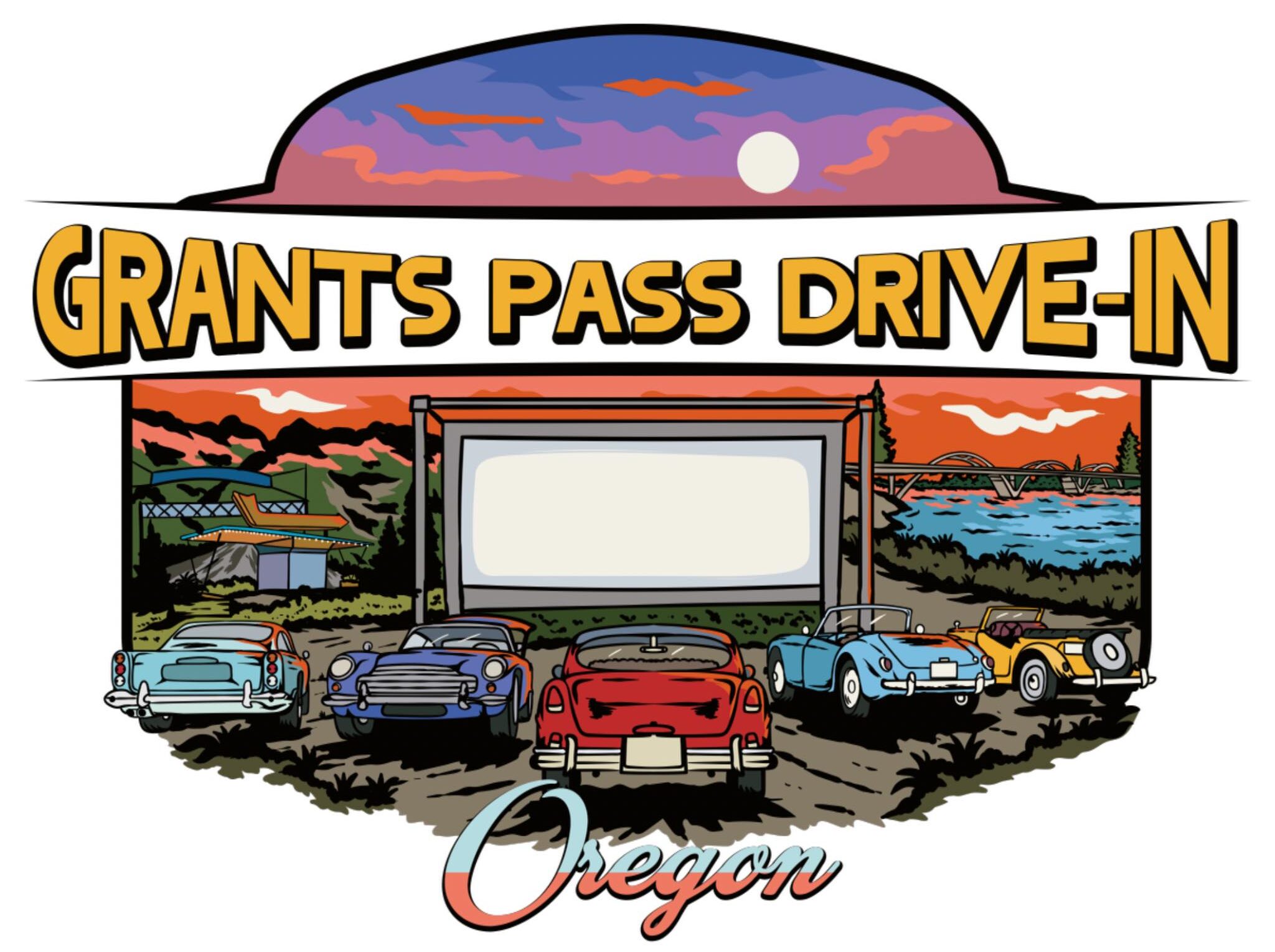 grants pass drive in logo